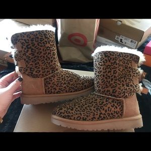 Cheetah print UGGs